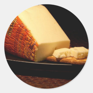 Hafen Salut Käse Runder Aufkleber