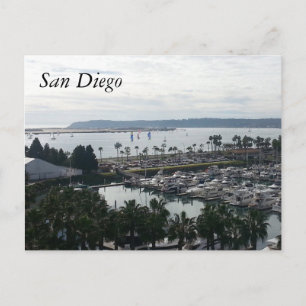 Hafen San Diego CA Postkarte
