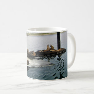 Hafen Siegel, Morro Bay, Kalifornien Kaffeetasse