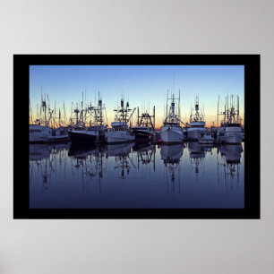 Hafen-Sonnenaufgang Poster