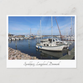 Hafen Spodsbjerg, Langeland, Dänemark Postkarte