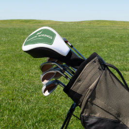 Hafen Springs Golf Ziel Michigan Headcover