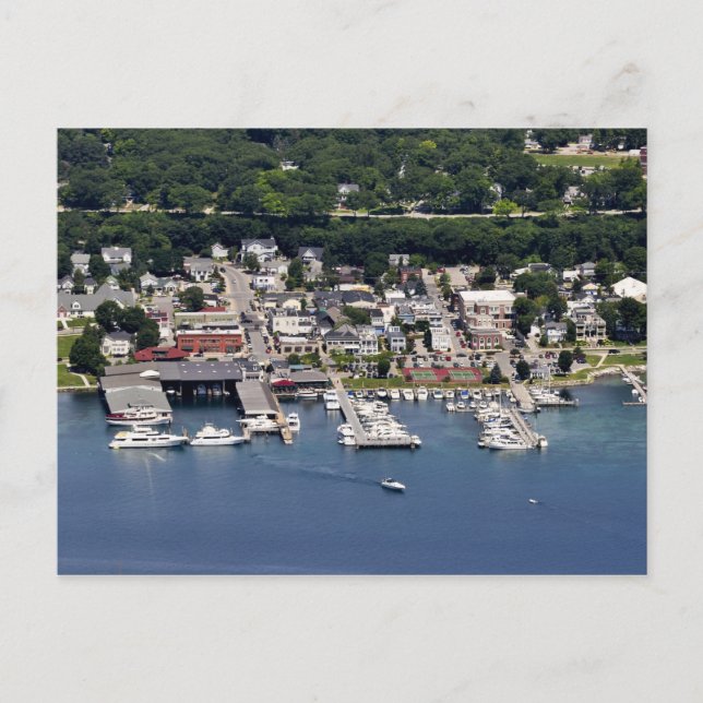 Hafen Springs, Michigan Postkarte (Vorderseite)