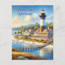 Hafen Stadtlighthouse Postcard