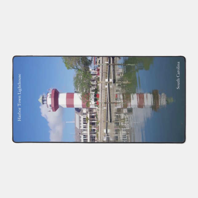 Hafen Stadtlighthouse Schreibtisch Mat Schreibtischunterlage (Vorderseite)