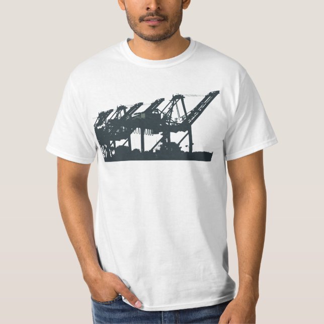 Hafen streckt T - Shirt (Vorderseite)
