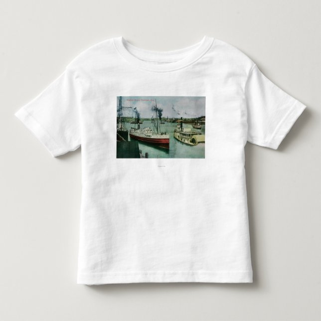 Hafen-Szene in Portland, Oregon Kleinkind T-shirt (Vorderseite)