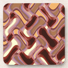 Hafen-u. Pfirsich-hartes PlastikUntersetzer-Set Getränkeuntersetzer