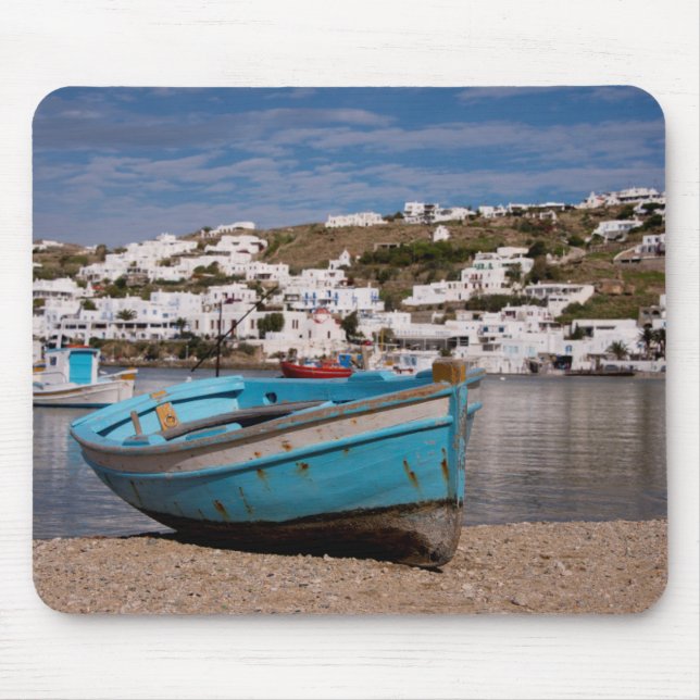 Hafen- und Hafengebiet mit griechischen Fischereif Mousepad (Vorne)