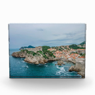 Hafen und Stadtzentrum von Dubrovnik Fotoblock