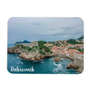 Hafen und Stadtzentrum von Dubrovnik Magnet