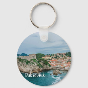 Hafen und Stadtzentrum von Dubrovnik Schlüsselanhänger