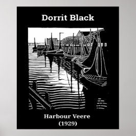 Hafen Veere von Dorrit Black (1929) Poster