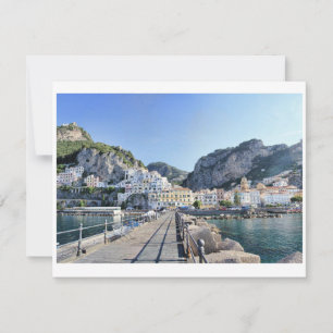 Hafen von Amalfi Einladung