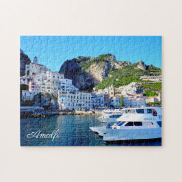 Hafen von Amalfi, Landschaft an der italienischen 