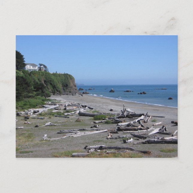 Hafen von Brookings, Oregon Postkarte (Vorderseite)