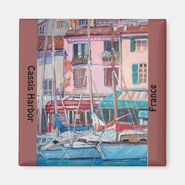 Hafen von Cassis - Magnet (Vorne)