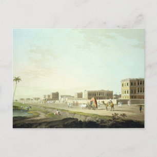 Hafen von Cheringhee, Kalkutta, Platte 32 von 'Ori Postkarte