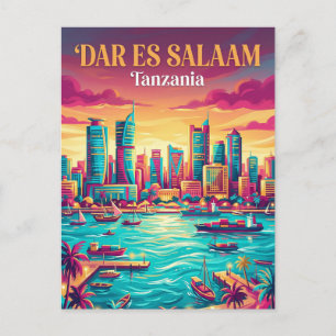 Hafen von Dar es Salaam Tansania Postkarte