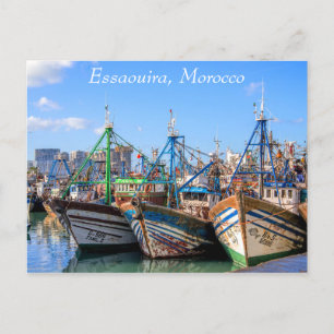 Hafen von Essaouira Postkarte