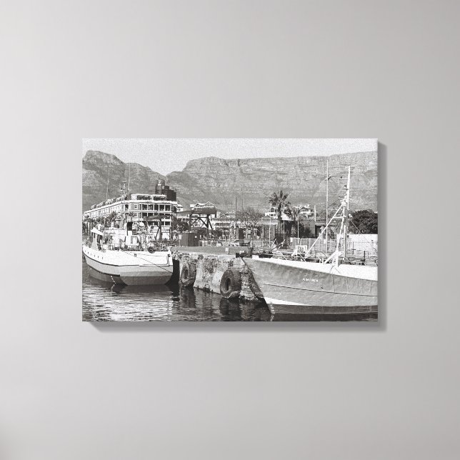 Hafen von Kapstadt Canvas Print Leinwanddruck (Vorderseite)