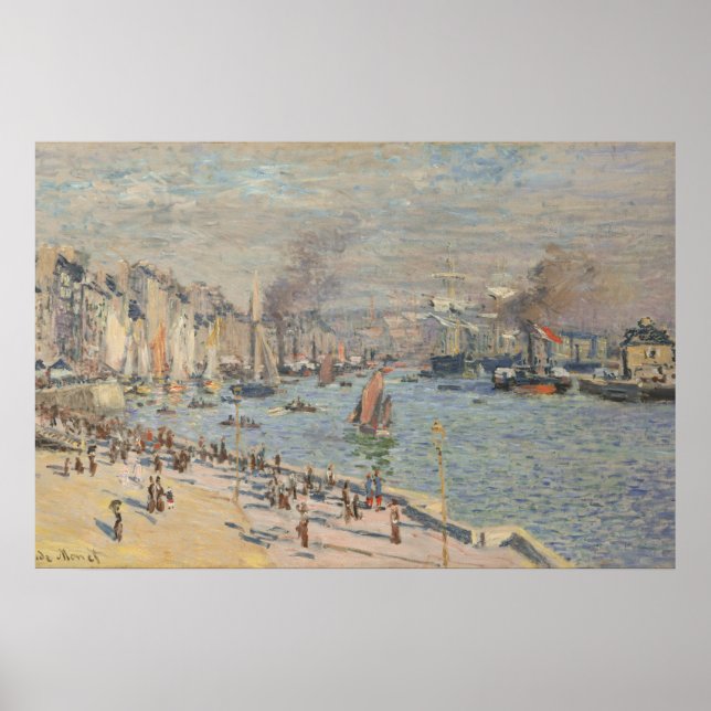 Hafen von Le Havre | Küstenlandschaft Poster (Vorne)