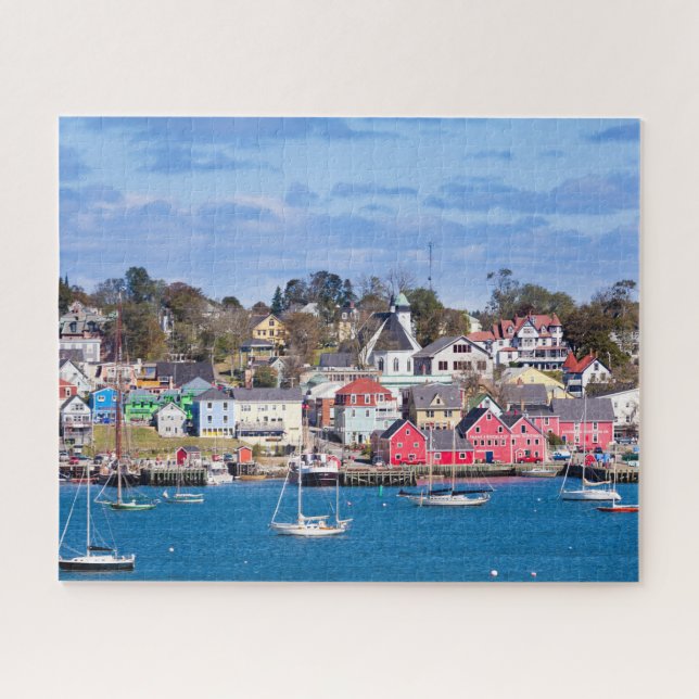 Hafen von Lunenburg Nova Scotia NS - Puzzle (Horizontal)
