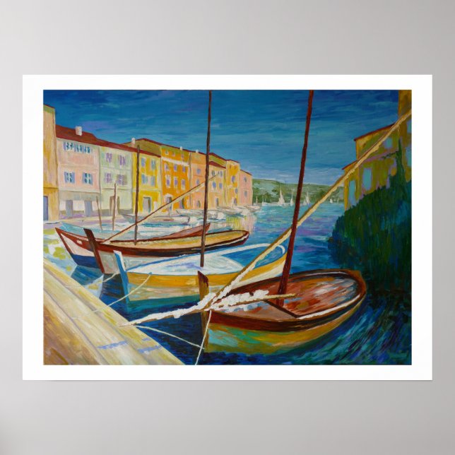 Hafen von Martigues Poster (Vorne)