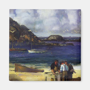 Hafen von Monhegan - George Bellows - 1913 Magnet