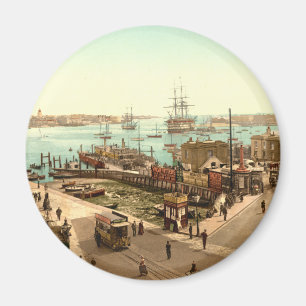 Hafen von Portsmouth, Hampshire, England Magnet