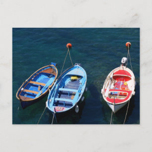 Hafen von Riomaggiore Postkarte