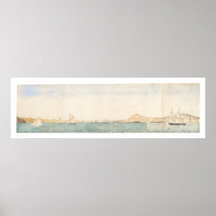 Hafen von San Francisco, Kalifornien (1244) Poster