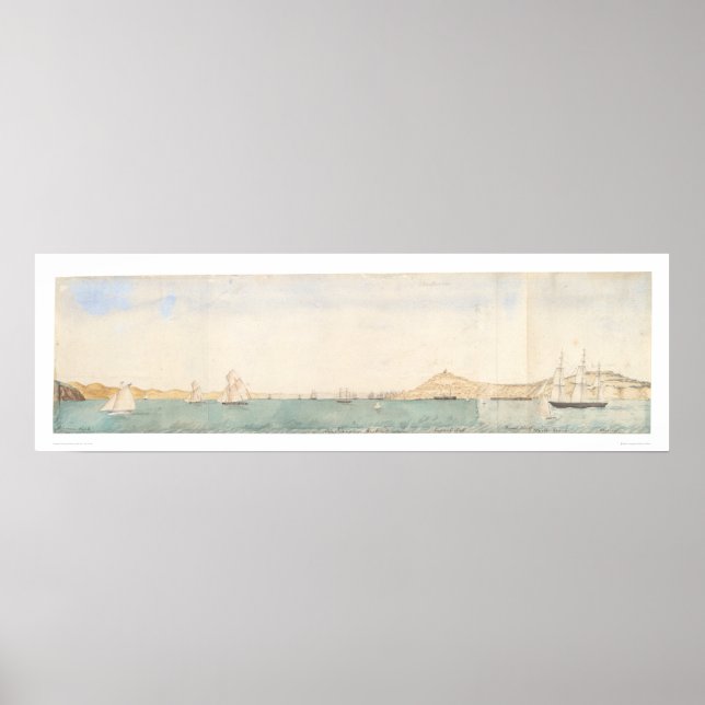 Hafen von San Francisco, Kalifornien (1244) Poster (Vorne)