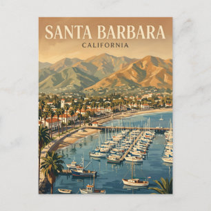Hafen von Santa Barbara Kalifornien Postkarte