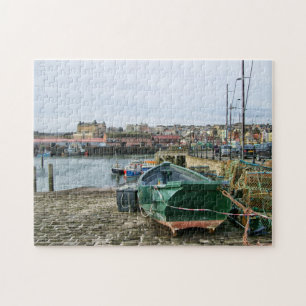 Hafen von Scarborough.