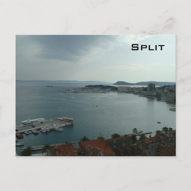Hafen von Split Postkarte (Vorderseite)