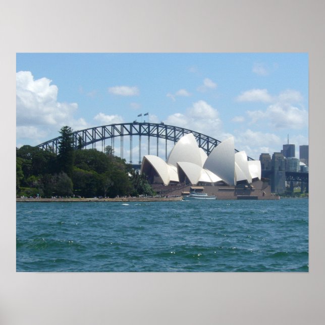 Hafen von Sydney Poster (Vorne)