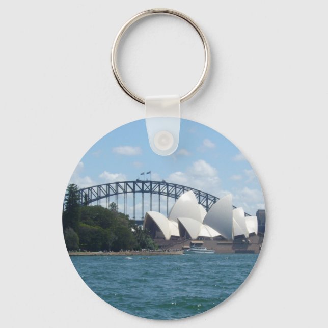 Hafen von Sydney Schlüsselanhänger (Vorderseite)