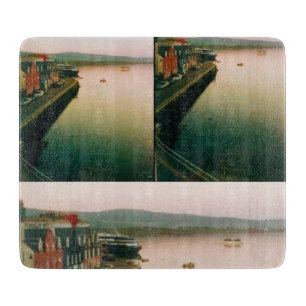 Hafen von Tobermory, Insel Mull, Schottland Schneidebrett
