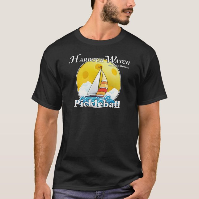 Hafenbeobachtung auf Murray Pickleball Yellow Sun T-Shirt (Vorderseite)