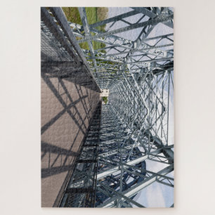 Hafenbrücke Fachwerkbrücke am Eingang des Al