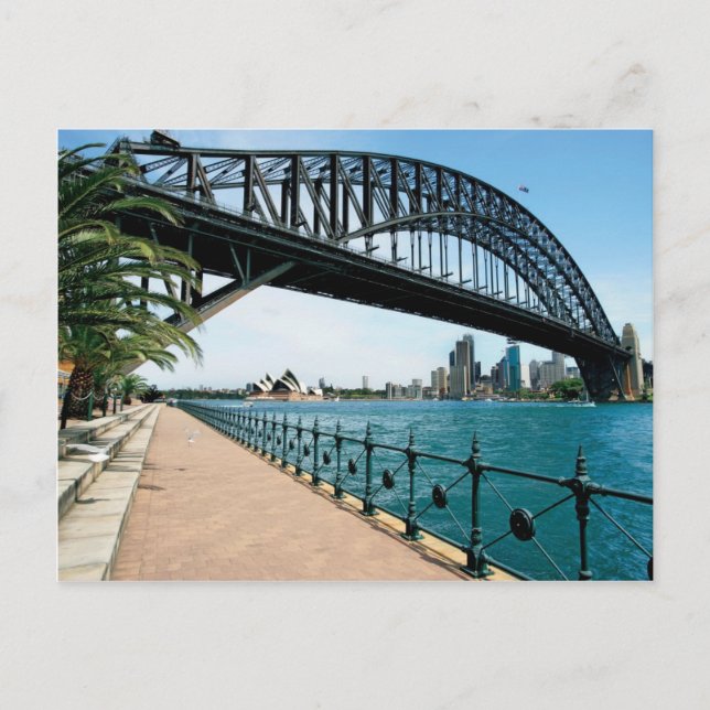 Hafenbrücke von Sydney Postkarte (Vorderseite)