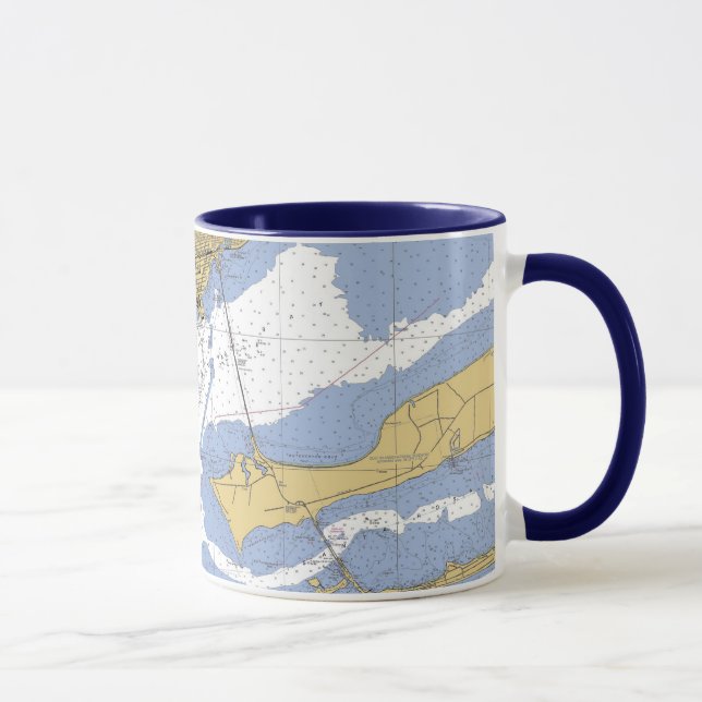 HAFENdiagramm Kaffee-Tasse Pensacola Florida See Tasse (Rechts)
