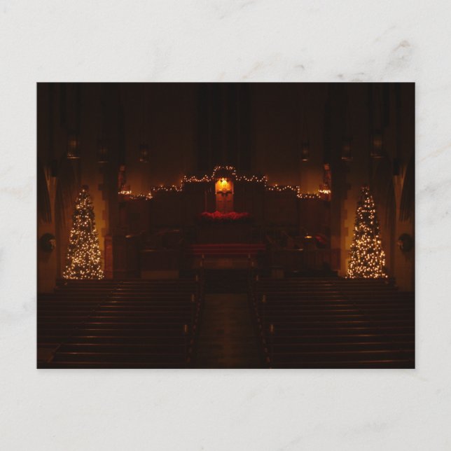 Hafenkapelle an der Weihnachtsgrotte-Uni Feiertagspostkarte (Vorderseite)