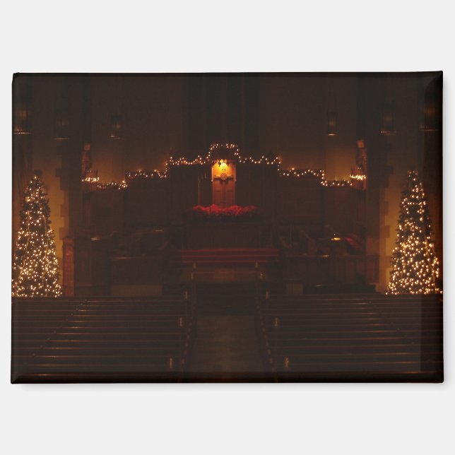 Hafenkapelle an der Weihnachtsgrotte-Uni Magnet (Vorderseite)