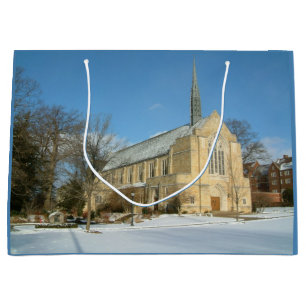 Hafenkapelle im Winter an der Grove City Uni Große Geschenktüte