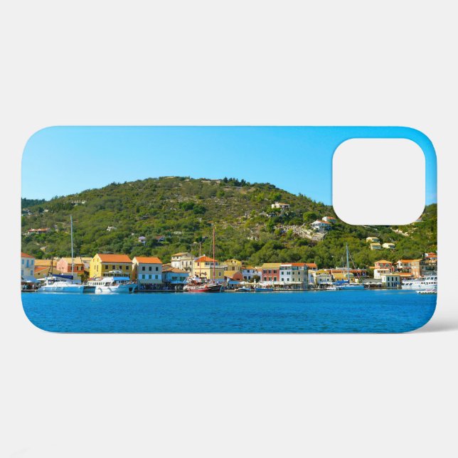 Hafenküste von Antipaxos Case-Mate iPhone Hülle (Rückseite (Horizontal))