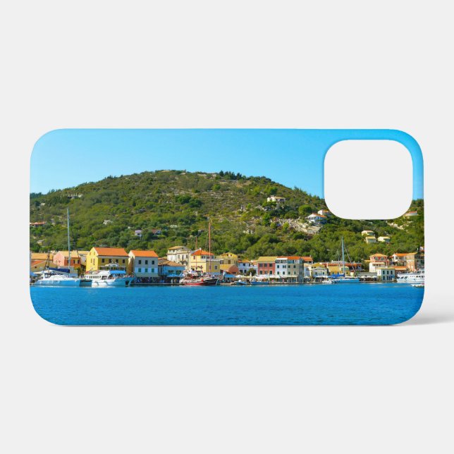 Hafenküste von Antipaxos Case-Mate iPhone Hülle (Rückseite (Horizontal))
