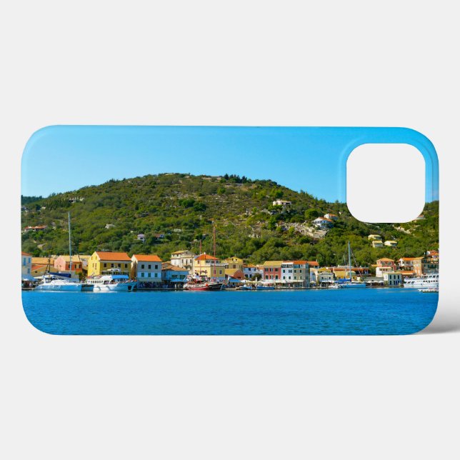 Hafenküste von Antipaxos Case-Mate iPhone Hülle (Rückseite (Horizontal))