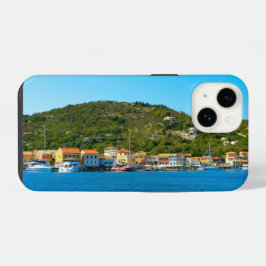 Hafenküste von Antipaxos iPhone 14 Hülle